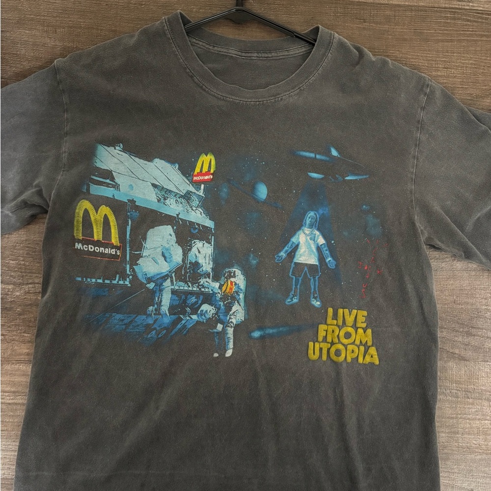 Cactus Jack by Travis Scott Utopia Space Tee - Gray